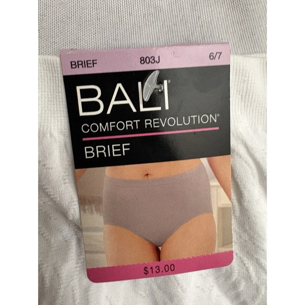 NEW Bali Comfort Revolution Seamless Multi Brief 2 Pair DF803J Women's Size 6/7